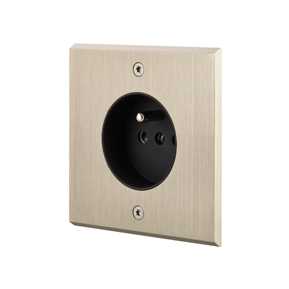 MOD_418S_007 Modelec Premium Light switch socket wlacznik gniazdo lichtschalter Nikiel Satyna Satino.webp