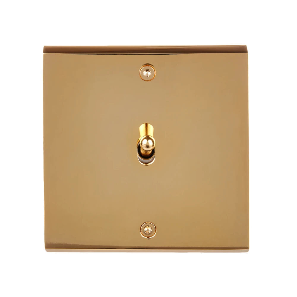 MOD_421S_001 Modelec Premium Light switch socket wlacznik gniazdo lichtschalter Złoty Gold Chrome.webp