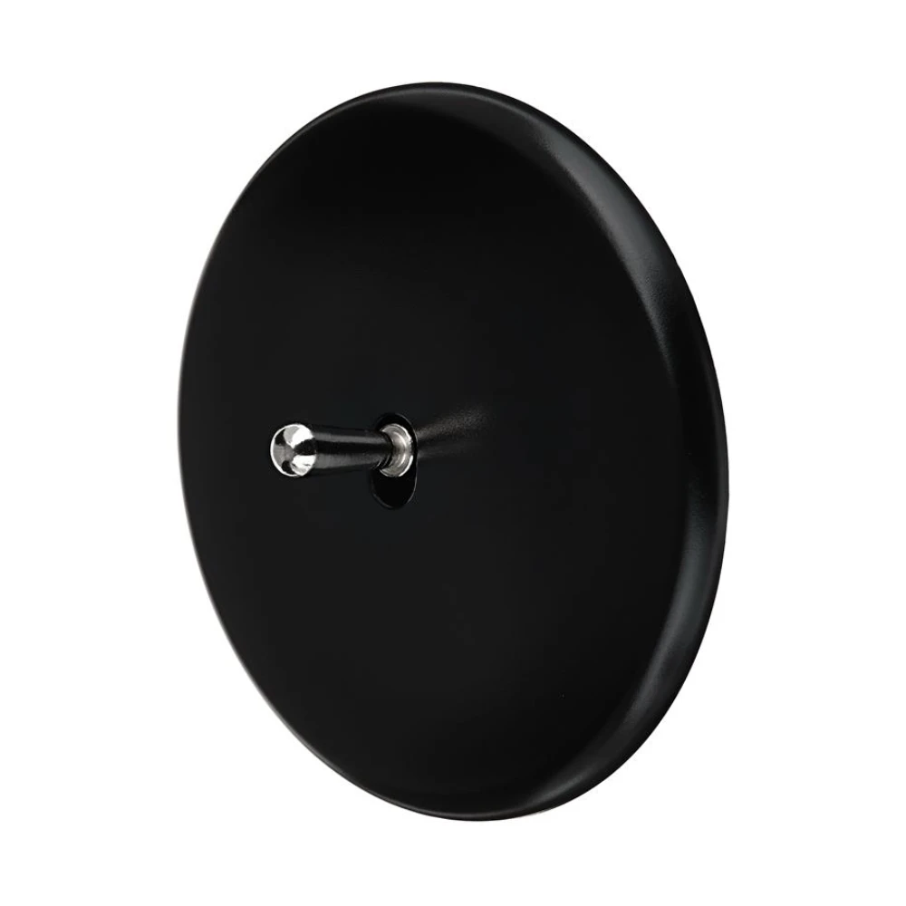 MOD_352_001 Modelec Premium round Light switch socket gniazdo wlacznik lichtschalter smart  czarny satyna black satin.webp