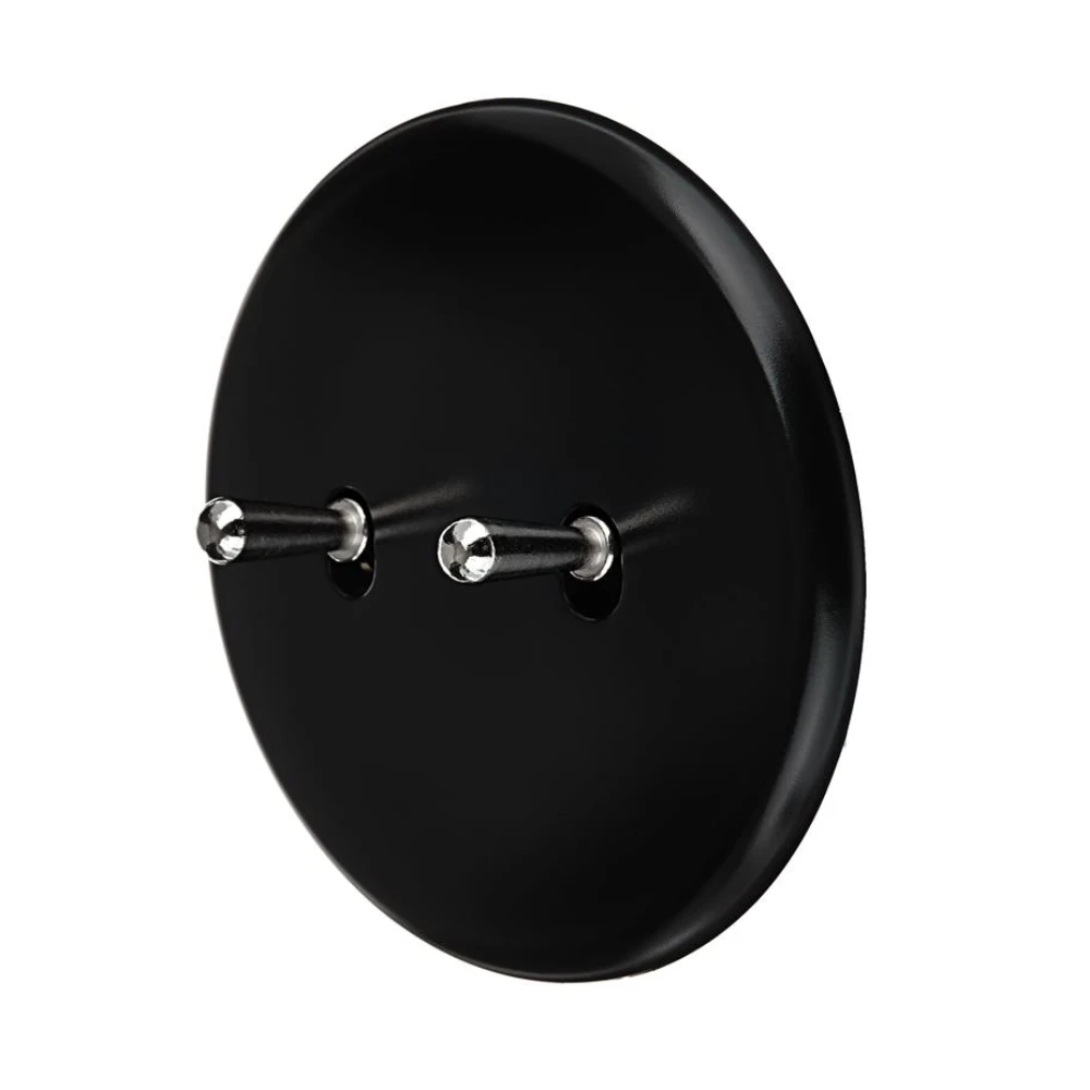 MOD_352_002 Modelec Premium round Light switch socket gniazdo wlacznik lichtschalter smart  czarny satyna black satin 2.webp