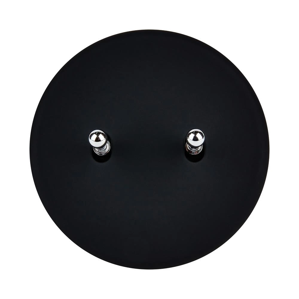 MOD_354_001 Modelec Premium round Light switch socket gniazdo wlacznik lichtschalter smart  Czarny black soft.webp