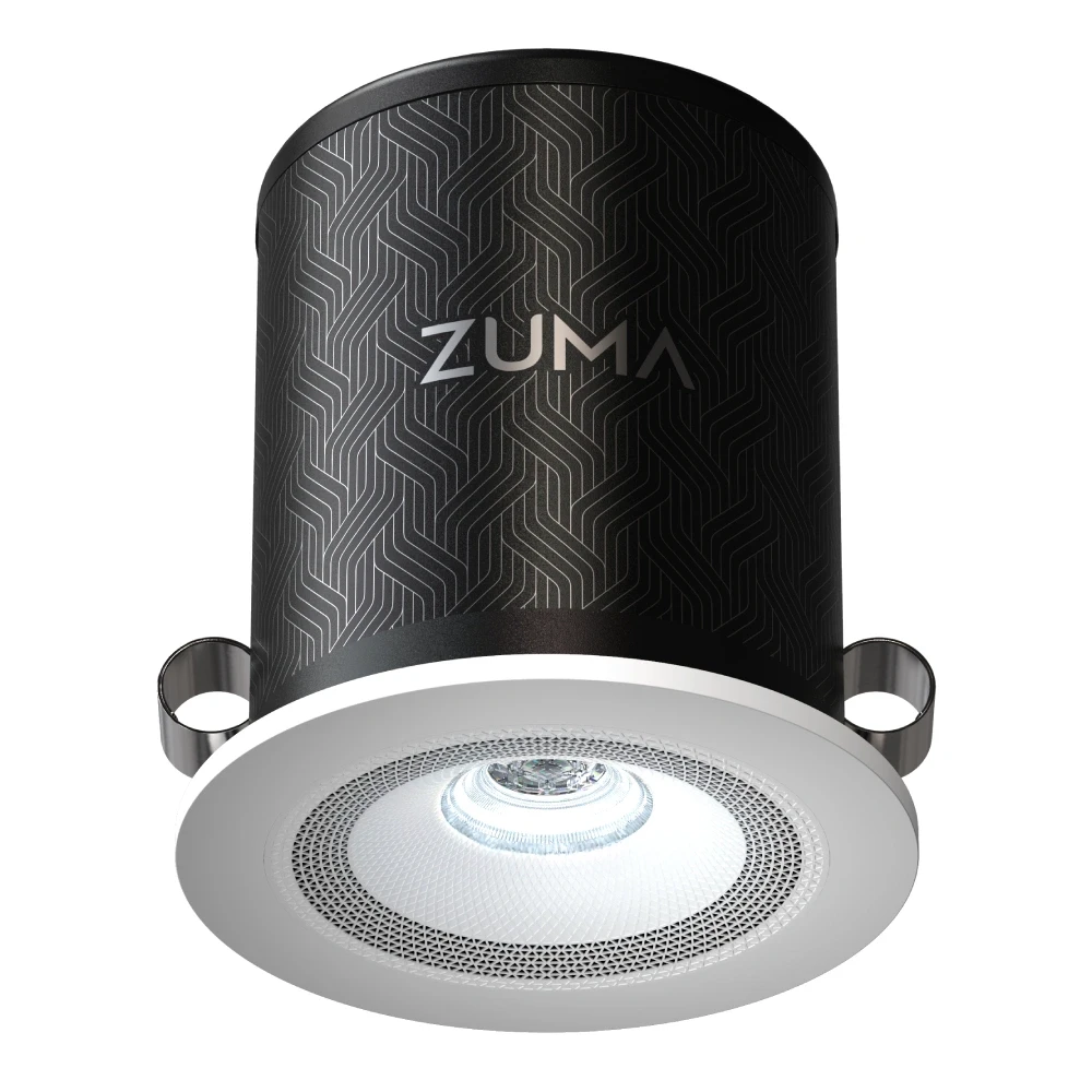 ZUMA - Glosnik sufitowy - instalacyjny - immersyjny dzwiek i naturalne oswietlenie LED w jednej oprawce sufitowej 01