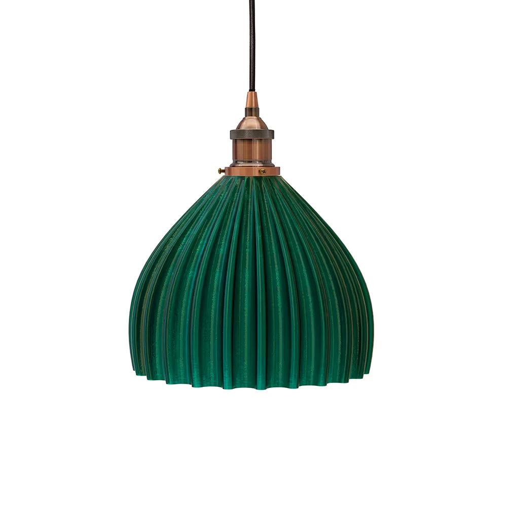 Soho-Lighting- arge Scallop butelkowa zielen -Mia-Urbo-lampa-wiszaca-sufitowa-pendant-retro-vintage-klasyczna-szklana-antyk-premium-oswietlenie -Lampor-Лампи-Лампы-Лямпы 4.webp