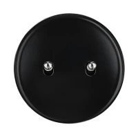 MOD_352_002 Modelec Premium round Light switch socket gniazdo wlacznik lichtschalter smart  czarny satyna black satin.webp