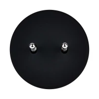 MOD_354_001 Modelec Premium round Light switch socket gniazdo wlacznik lichtschalter smart  Czarny black soft.webp