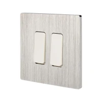 MOD_511_002 Modelec Premium Light switch socket wlacznik lichtschalter smart stal szczotkowana brushed steel nickel 2.webp
