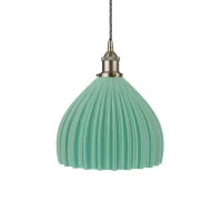Soho-Lighting- arge Scallop-zielony-Mia-Urbo-lampa-wiszaca-sufitowa-pendant-retro-vintage-klasyczna-szklana-antyk-premium-oswietlenie -Lámparas-Лямпы-Лампи-Lampen 3.webp
