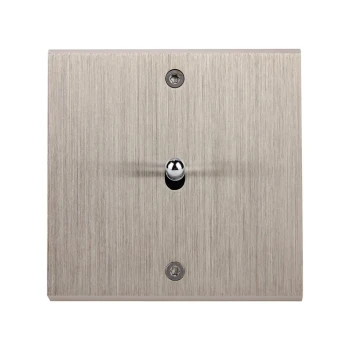 Modelec | Confidence | Włącznik dźwigniowy, pojedynczy 1G | Stal szczotkowana