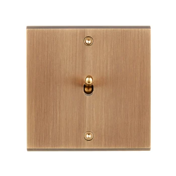 Modelec | Confidence | Włącznik dźwigniowy, pojedynczy | Brąz antykowany