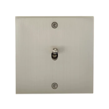 Modelec | Confidence | Włącznik dźwigniowy, pojedynczy 1G | Nikiel Satyna