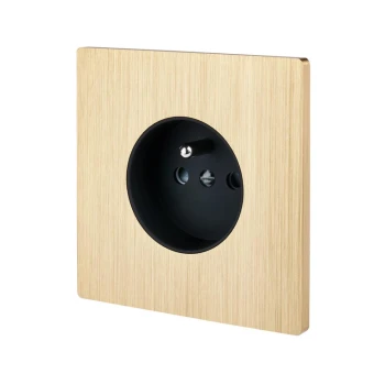 Modelec | M | Gniazdo pojedyncze | Złoty szczotkowany