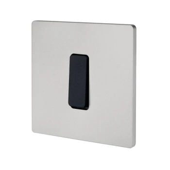 Modelec | M | Włącznik światła pojedynczy 1G | Stal szlifowana
