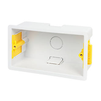 Puszka instalacyjna 2G | Prostokątna | Angielska | Plastikowa 135 x 75 x 47mm