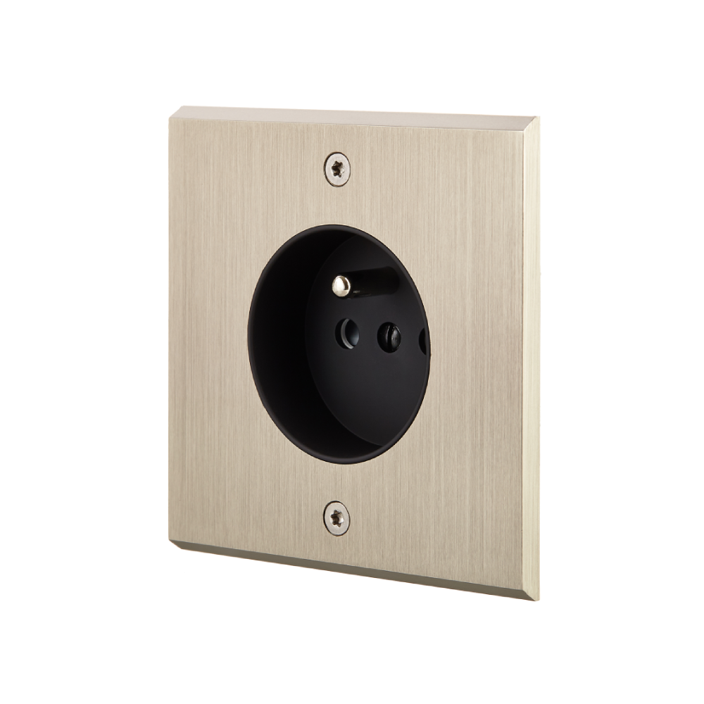 MOD_418S_007 Modelec Premium Light switch socket wlacznik gniazdo lichtschalter Nikiel Satyna Satino.webp