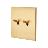 MOD_419_004 Modelec Premium Light switch socket wlacznik gniazdo lichtschalter Złoty Satyna Gold Satino (1).webp