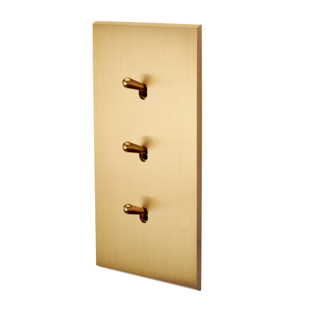 MOD_419_005 Modelec Premium Light switch socket wlacznik gniazdo lichtschalter Złoty Satyna Gold Satino.webp
