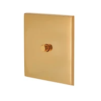 MOD_421_002 Modelec Premium Light switch socket wlacznik gniazdo lichtschalter Złoty Gold Chrom.webp