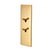 MOD_421_004 Modelec Premium Light switch socket wlacznik gniazdo lichtschalter Złoty Gold Chrome.webp