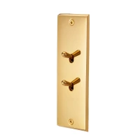 MOD_421S_004 Modelec Premium Light switch socket wlacznik gniazdo lichtschalter Złoty Gold Chrom.webp