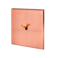 MOD_423_001 Modelec Premium Light switch socket wlacznik gniazdo lichtschalter Miedź Satyna Copper Satin.webp