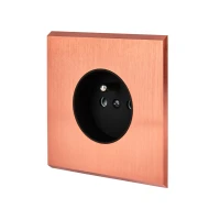 MOD_423_003 Modelec Premium Light switch socket wlacznik gniazdo lichtschalter Miedź Satyna Copper Satin.webp