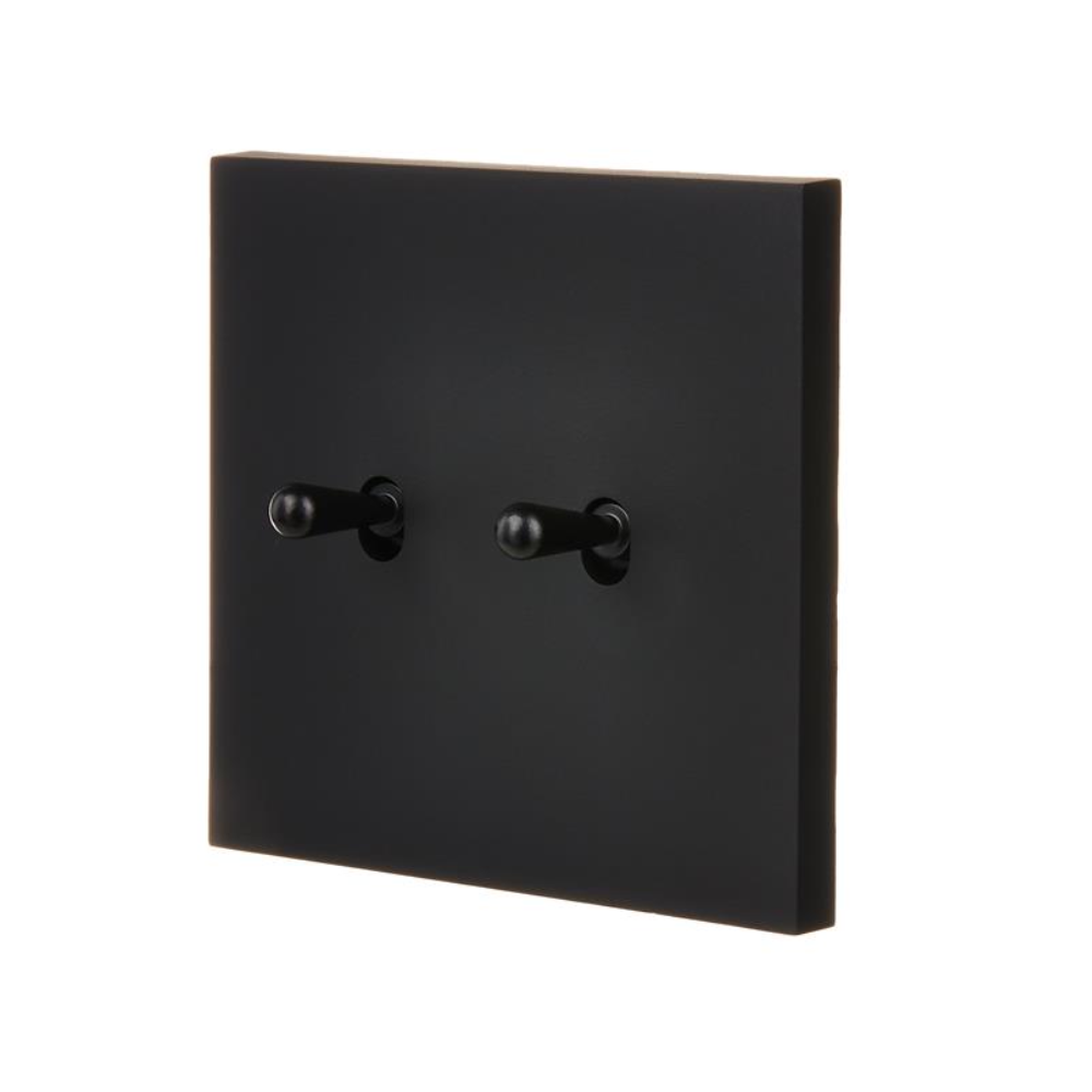 MOD_808_002 Modelec Premium Light switch socket wlacznik gniazdo lichtschalter Black Czarny Soft Touch (2).webp