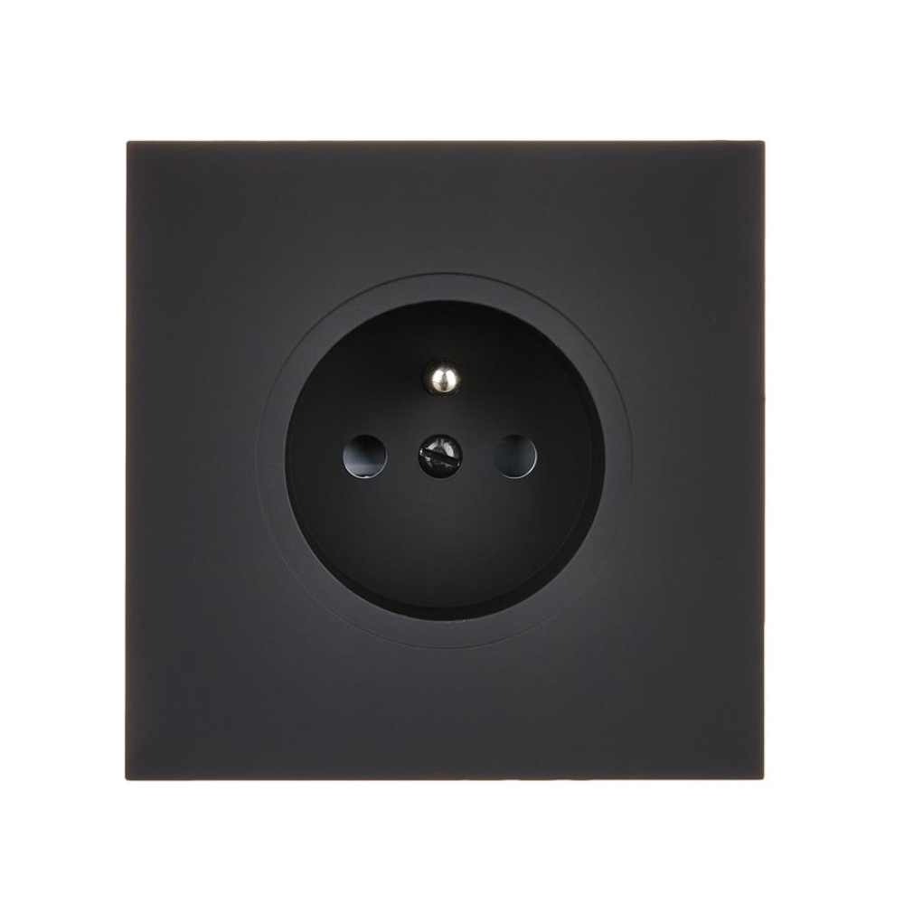 MOD_808_003 Modelec Premium Light switch socket wlacznik gniazdo lichtschalter Black Czarny Soft Touch 2.webp