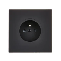 MOD_808_003 Modelec Premium Light switch socket wlacznik gniazdo lichtschalter Black Czarny Soft Touch 2.webp