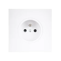 MOD_810_003 Modelec Premium Light switch socket wlacznik gniazdo lichtschalter White Bialy Soft Touch 2.webp