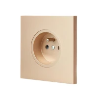 MOD_814_002 Modelec Premium Light switch socket wlacznik gniazdo lichtschalter Golden Złoty Soft Touch.webp