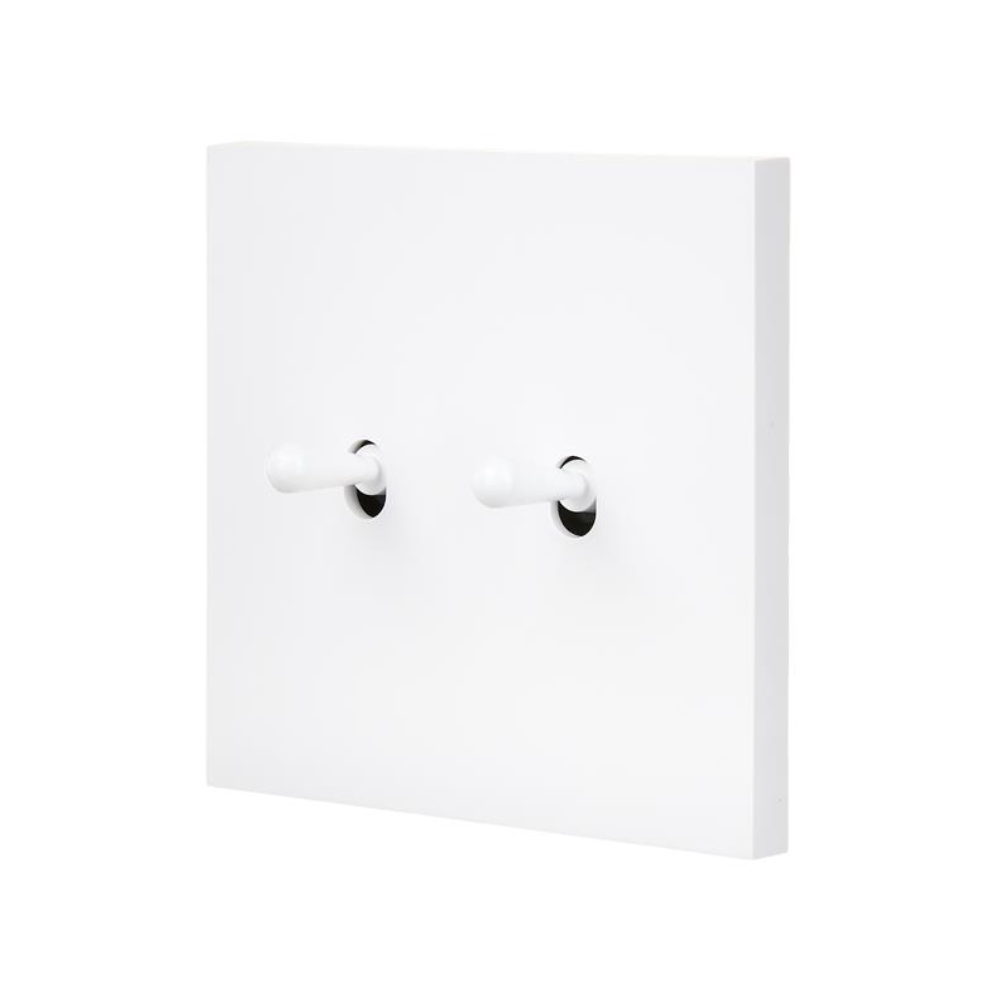 MOD_810_002 Modelec Premium Light switch socket wlacznik gniazdo lichtschalter White Bialy Soft Touch.webp