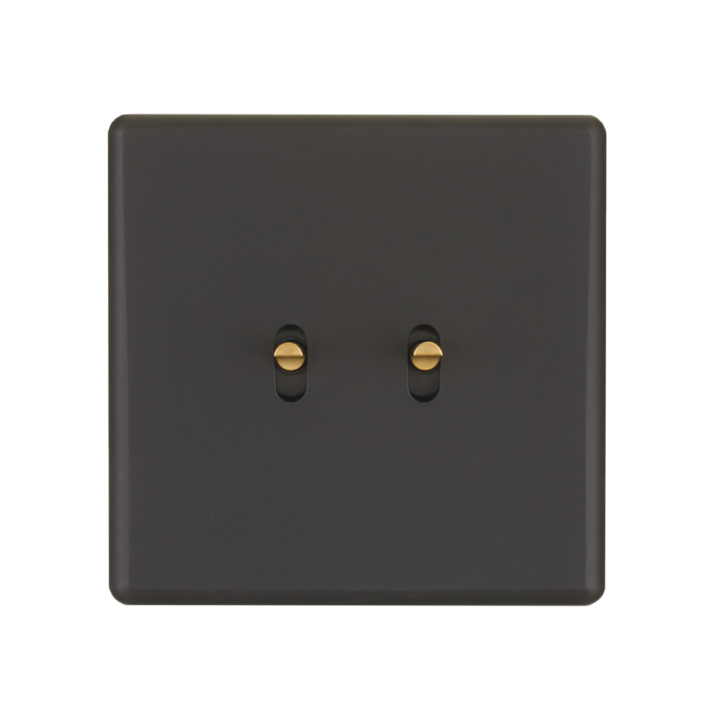 MOD_482_002 Modelec Premium Light switch socket wlacznik gniazdo lichtschalter Black Czarny Soft Touch.webp