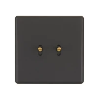 MOD_482_002 Modelec Premium Light switch socket wlacznik gniazdo lichtschalter Black Czarny Soft Touch.webp