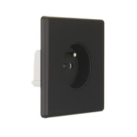 MOD_482_003 Modelec Premium Light switch socket wlacznik gniazdo lichtschalter Black Czarny Soft Touch  2.webp