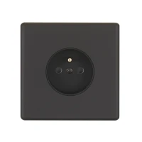 MOD_482_003 Modelec Premium Light switch socket wlacznik gniazdo lichtschalter Black Czarny Soft Touch.webp