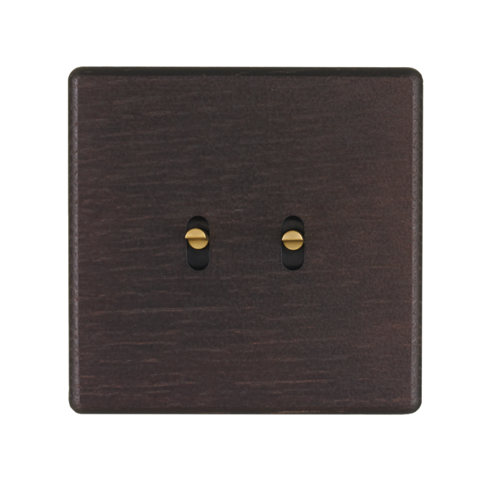 MOD_492_002 Modelec Premium Light switch socket wlacznik gniazdo lichtschalter Dark Oak Ciemny Dab.webp