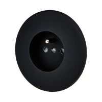 MOD_354_002 Modelec Premium round Light switch socket gniazdo wlacznik lichtschalter smart  Czarny black soft  ( (3).webp