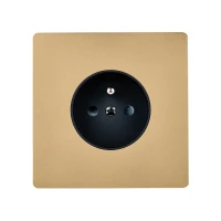 MOD_532_003 Modelec Premium Light switch socket wlacznik lichtschalter smart Sandblasted brass gold zloty Piaskowany.webp
