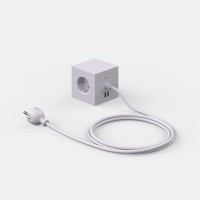 SQ1-F-USB-G Mia Urbo Home - Avolt - wlacznik - gniazdko - przedluzacz - switch - socket  - extension - cord - USB - szary - Gotland grey  (3).jpg