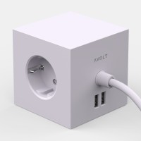 SQ1-F-USB-G Mia Urbo Home - Avolt - wlacznik - gniazdko - przedluzacz - switch - socket  - extension - cord - USB - szary - Gotland grey  (5).jpg