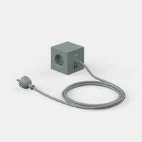 SQ1-F-USB-GR Mia Urbo Home - Avolt - wlacznik - gniazdko - przedluzacz - switch - socket  - extension - cord - zielony - Oak green (2).jpg