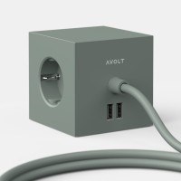 SQ1-F-USB-GR Mia Urbo Home - Avolt - wlacznik - gniazdko - przedluzacz - switch - socket  - extension - cord - zielony - Oak green (3).jpg