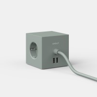 SQ1-F-USB-GR Mia Urbo Home - Avolt - wlacznik - gniazdko - przedluzacz - switch - socket  - extension - cord - zielony - Oak green (5).jpg