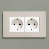 DR_S40.02 Mia Urbo Home-gniazdo-kontakt-socket-shuko-brushed steel-szczotkowane-lichtschalter-Steckdosen-lysdæmper-vypínače- zásuvky- hämardam (1).webp