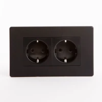 DR_S20.002 Mia Urbo Home gniazdo kontakt socket pojedyncze czarny mat- czarny 2 black mat (1).webp
