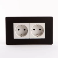 DR_S20.002 Mia Urbo Home gniazdo kontakt socket pojedyncze czarny mat- czarny 2 black mat (2).webp