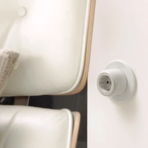Fontini | DO | Gniazdo pojedyncze - porcelanowe | Biały