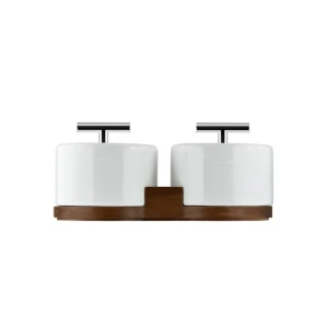 Fontini | DO | Włączniki rotacyjne, porcelanowe 2G | Biały