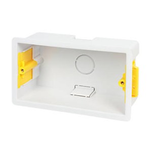 Puszka instalacyjna 2G | Prostokątna | Angielska | Plastikowa 135 x 75 x 47mm