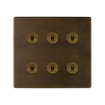 SOHO | Łącznik dźwigniowy 6G | Schodowy | Vintage Brass